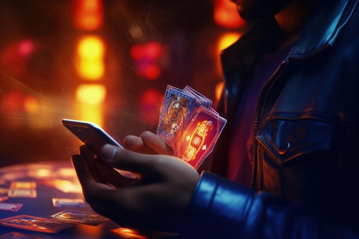 Antarmuka Jewels of Prosperity di aplikasi Android pusat cuan menampilkan kontrol spin dan saldo